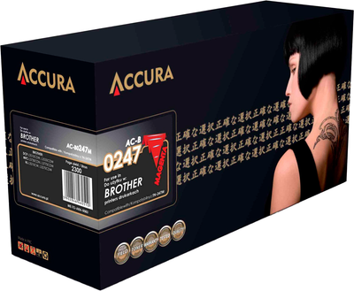 Тонер-картридж Accura для Brother TN-247M Magenta (AC-B0247M)