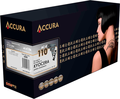 Тонер-картридж Accura для Kyocera TK-1140 Black (AC-K1140B)