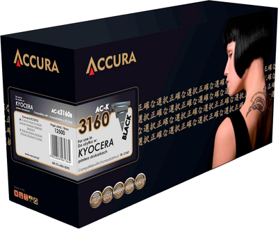 Тонер-картридж Accura для Kyocera TK-3160 Black (AC-K3160B)
