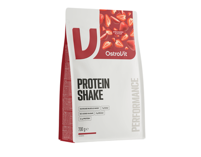 Протеїн Ізолят соєвого білка Protein Shake OstroVit 700 грам смак Полуниці
