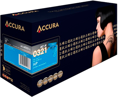 Тонер-картридж Accura для HP 128A CE321A Cyan (AC-H0321C)