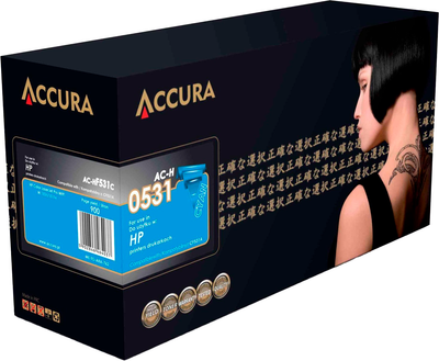 Toner Accura do HP 205A CF531A Cyan (AC-HF531C)