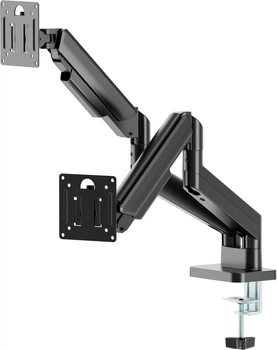 Настольный крепеж для двух мониторов Gembird 17-32" 2-10 кг Black (MA-DA2-06)