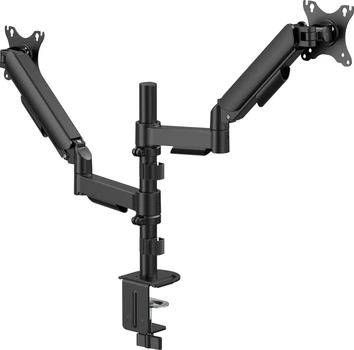 Настільне кріплення для двох моніторів Gembird 17-32" Black (MA-DA2P-02)