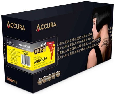 Тонер-картридж Accura для Minolta TN-221M/321M Magenta (AC-MA33K350B)