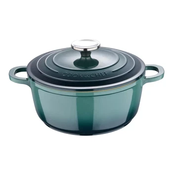 Каструля Bergner Excalibur з кришкою 2.2 л 20 см BG-36100-GR зелена (00128356)