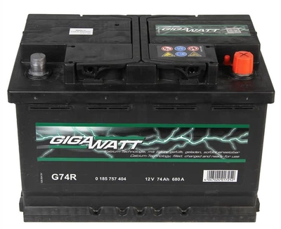 Автомобильный аккумулятор BOSCH 74Ah/680A GIGAWATT G74RP+ (BS 0185757404)