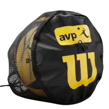 Сумка для м'ячів Wilson VOLLEYBALL SINGLE BALL BAG AVP 10л Чорний 25 x 25 x 25 см (WTH152190R)