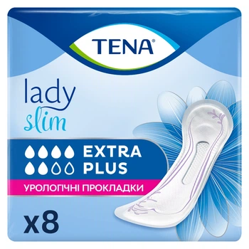 TENA Lady Slim Extra Plus прокладки урологічні 8 шт (7322541451473)