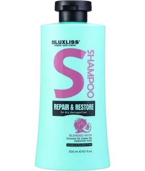 Шампунь для відновлення пошкодженого волосся Luxliss Repair & Restore Shampoo, 300 мл