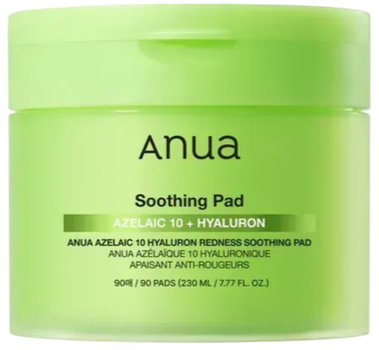 Диски для обличчя Anua Azelaic 10 Hyaluron Redness 90 шт (8809640738470)