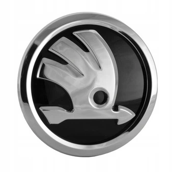 Емблема решітки радіатора Skoda Superb 2008-/Fabia 2014-/Octavia A7 2013-/Rapid 2012-, 90мм, 3V0853621A FOD