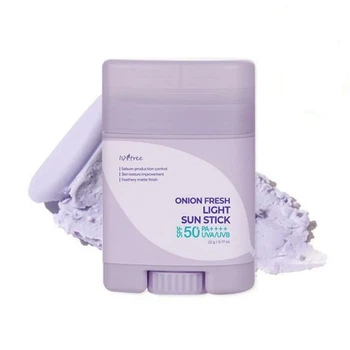 Солнцезащитный стик для лица IsNtree Onion Fresh Light Sun Stick SPF 50+, 22 г