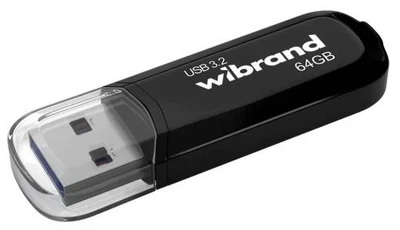 Флеш накопитель USB 64Gb Wibrand Marten, Black, USB 3.2 Gen 1 (WI3.2/MA64P10B)