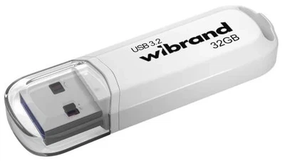 Флеш накопитель USB 32Gb Wibrand Marten, White, USB 3.2 Gen 1 (WI3.2/MA32P10W)