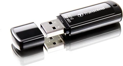 Флеш накопитель USB 8Gb Transcend JetFlash 350, Black, USB 2.0 (TS8GJF350)
