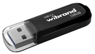 Флеш накопитель USB 128Gb Wibrand Marten, Black, USB 3.2 Gen 1 (WI3.2/MA128P10B)