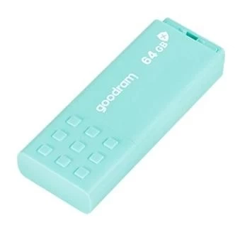 Флеш накопитель USB 64Gb Goodram UME3 "Care", Teal, USB 3.2 Gen 1 (UME3-0640CRR11)