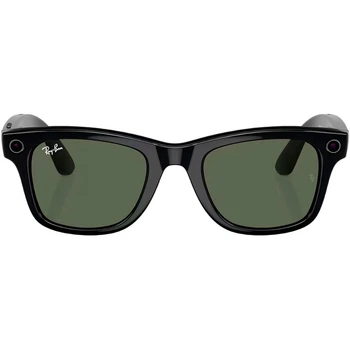 Смарт-очки Ray-Ban Meta Wayfarer Standard Shiny Black Frame / G-15 Green Lenses (RW4006 601/71 50-22)