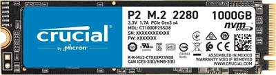 SSD накопитель 1 TB Crucial P2 (CT1000P2SSD8)