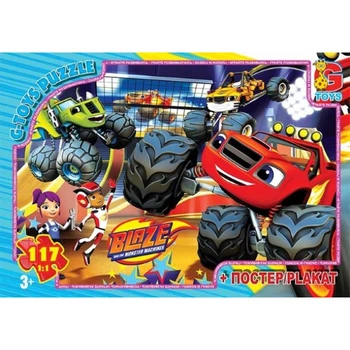 Пазлы G-Toys Blaze ZE020 117 деталей
