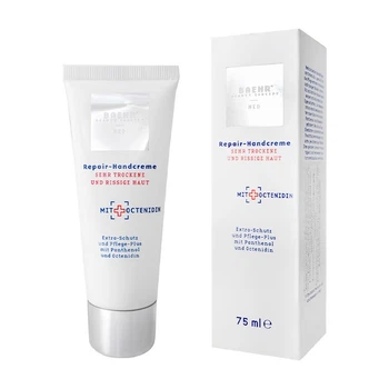 Крем для рук Baehr Med Repair Handcreme с октенидином и мочевиной для сухой и потрескавшейся кожи, 75 мл