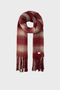 Жіночий червоний картатий шарф FABIOLA Pepe Jeans 000 PL1100002
