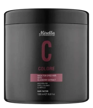 Маска для фарбованого волосся з екстрактом чорниці Mirella C Color, 1000 мл