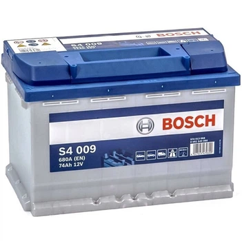 Автомобильный аккумулятор Bosch S4 12В 74Ач 680А L+ для легкового авто (0 092 S40 090)