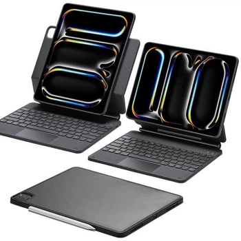 Чехол-клавиатура с трекпадом ESR Rebound Magnetic Keyboard Case 360 US-Black для iPad Pro 13" M4/M5 (2024-2025) Кириллица (Выставочный экземпляр)