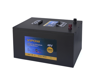Аккумулятор LiFePO4 51.2V 200Ah BMS 100A Vipow (22504)