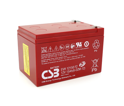 Аккумулятор AGM 12V 15Ah CSB EVH12150 (00015)
