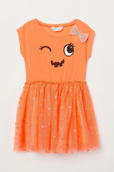 Сукня H&M яскраво-кораловий золотистий WIWKA285 134/140