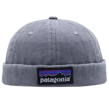 Докер кепка Patagonia серого цвета на объем головы 56-58 см, повседнена унисекс серая кепка бейсболка без козырька donker cap