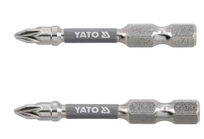 Набор бит YATO PZ1х50мм HEX 1/4“ 2шт (YT-78023)