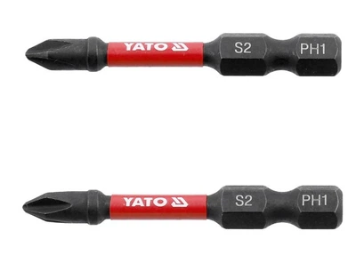 Набор ударных бит YATO PH1x50мм HEX 1/4“ 2шт (YT-78040)