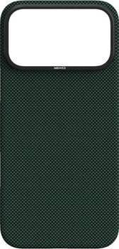 Etui plecki Yaxo Aramid Fiber Ultra Slim Case do Apple iPhone 17 Pro Max Tropic Green (YMAAFUSKCI17PM01GR)
