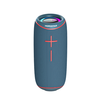 Портативна колонка HOPESTAR P34, 20W, IPX7, AUX, BT5.0, TWS, USB, TF, 3000mAh, 4-6h, Blue