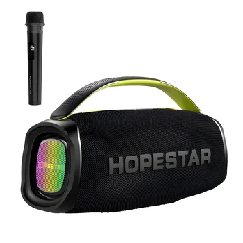 Портативна колонка HOPESTAR A40, 80W, IPX6, BT5.1, AUX, TF, 12000mAh, 6-8h, Black