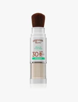 Солнцезащитная водонепроницаемая пудра SPF 30 Hawaiian Tropic Mineral Protection Powder Brush