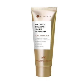 K-SECRET Collagen Boosting Secret Sun Lotion SPF50+ PA++++ Сонцезахисний лосьйон з колагеном