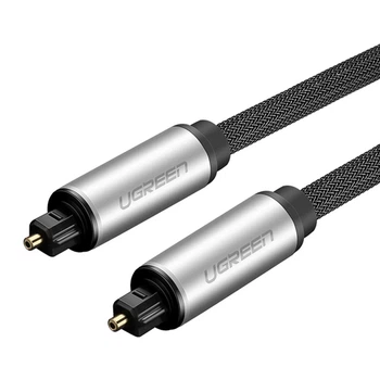 Кабель Ugreen AV108 оптический Toslink/SPDIF 2m Gray (10540)