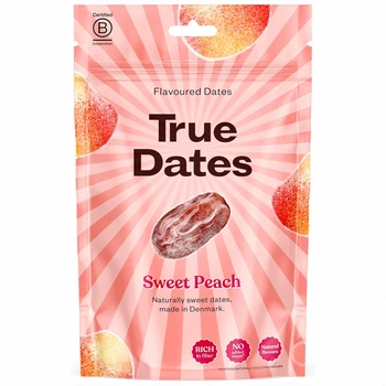 Финики со вкусом Персика (без косточки) True Dates Sweet Peach 100 г