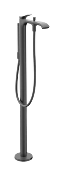 Змішувач hansgrohe Vivenis для ванни підлоговий, Brushed Black Chrome (75445340)