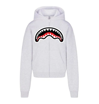 Чоловічий зіп-худі Bape Сірий Розмір XL: XXL (ZPHOD64)