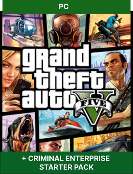 Игра Grand Theft Auto V (GTA 5) + Criminal Enterprise Starter Pack - Rockstar Key - GLOBAL