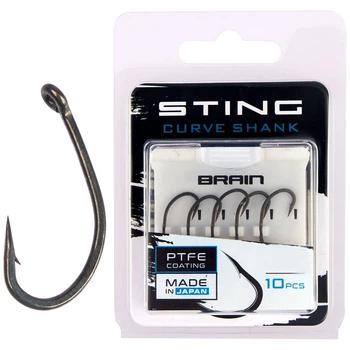 Крючок Brain Sting Curve Shank #8 (10 шт/уп)
