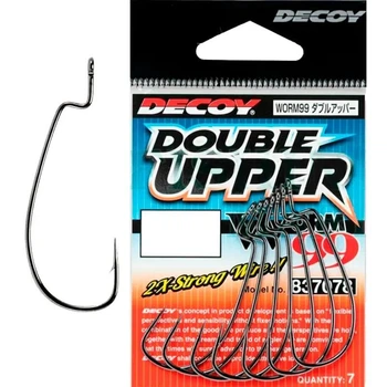 Крючок Decoy Worm99 Double Upper #5/0, 4 шт/уп