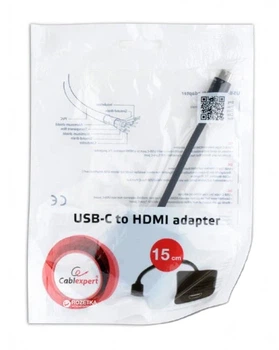 Переходник Type-C to HDMI Cablexpert (A-CM-HDMIF-01)