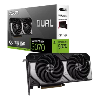 Видеокарта RTX 5070 12GB GDDR7 Dual OC Asus (DUAL-RTX5070-O12G)